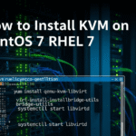 How to Install KVM on CentOS 7 / RHEL 7